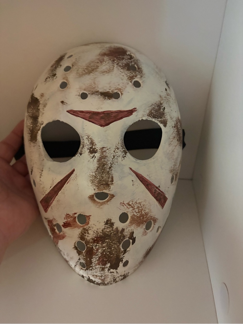 3D printed & hand painted Jason mask